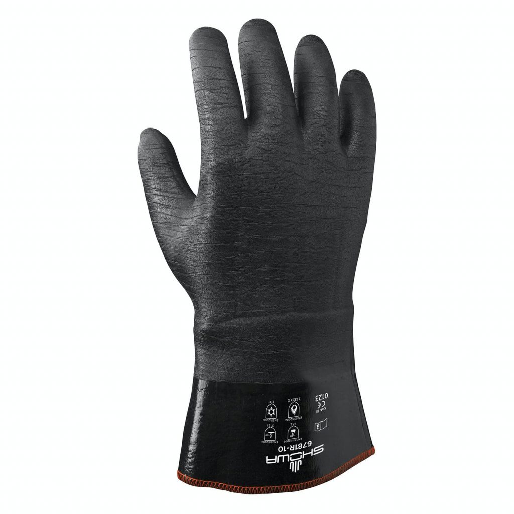 Showa® 6781R Neoprene Coated triple layered foam insulated gloves