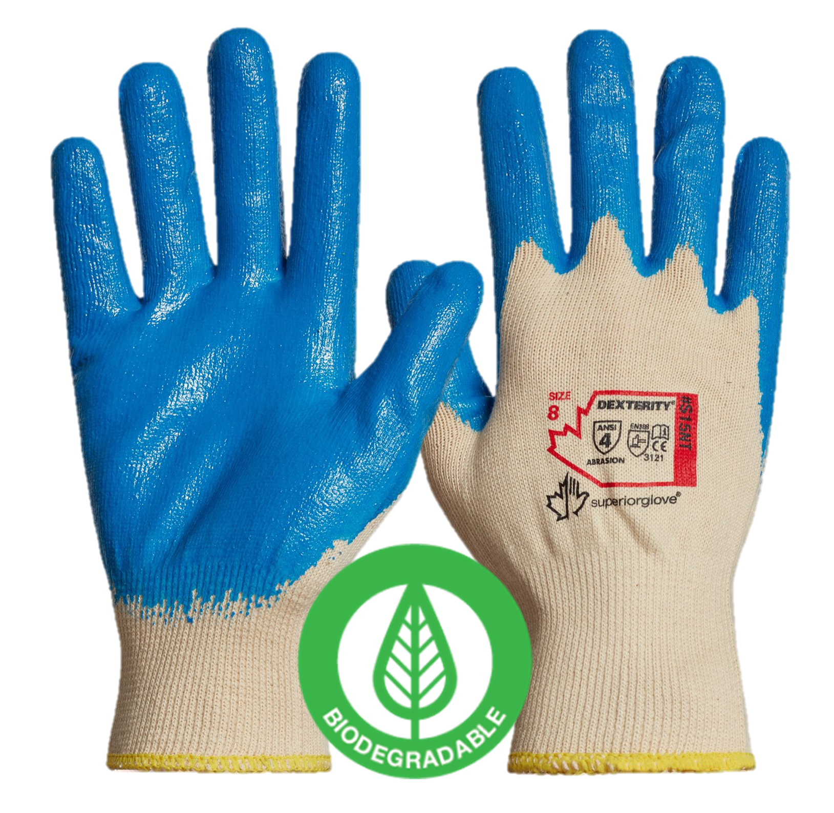 Preserve the Planet  Dexterity® S15OFNT Biodegradable Work Gloves – MDS  Associates USA