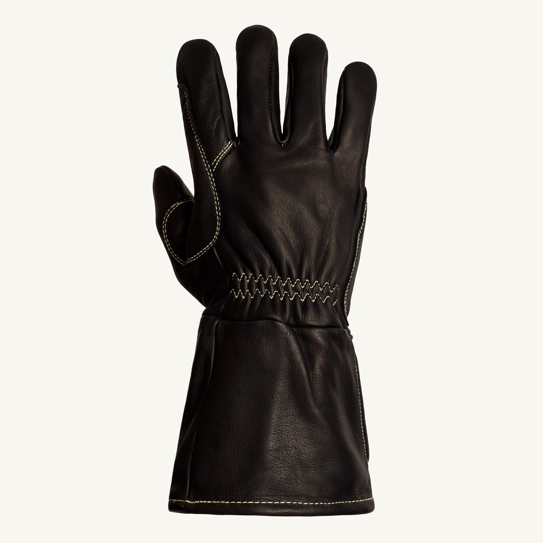 Endura® Punkban™ MIG Welding Gloves, Black Leather Welder Wire Safety  Gloves, Raptor Handler Gloves