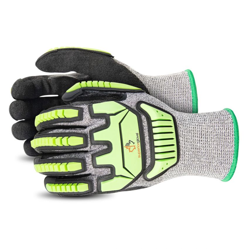 TenActiv™ S21TXUFNOF Open Finger Extreme Cut Glove, Ultra-Thin Extreme A9  Fingerless Work Gloves