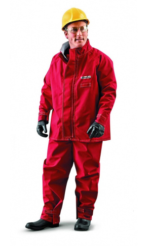 Ansell® AlphaTec® Red Polyester Chemical Jacket