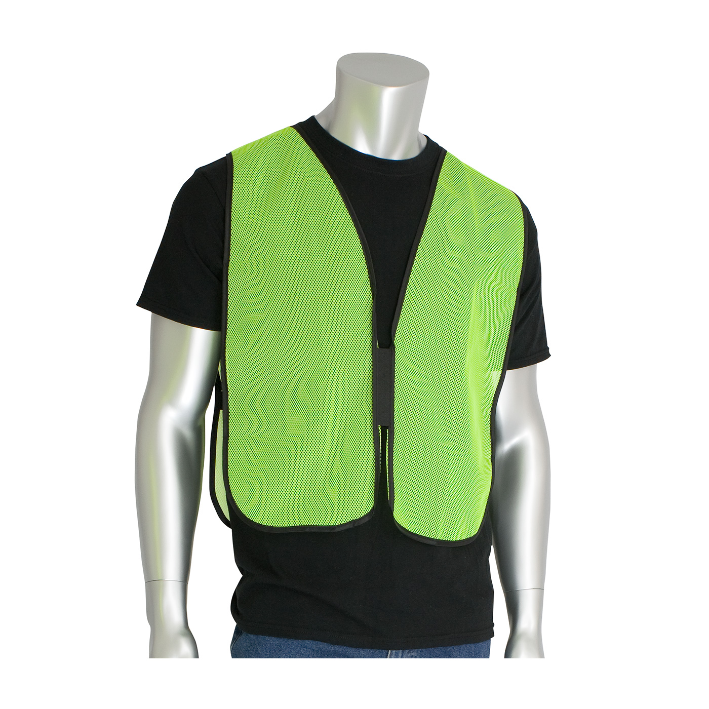#300-0800 PIP® Non-ANSI Hi-Viz Lime Yellow Safety Vests