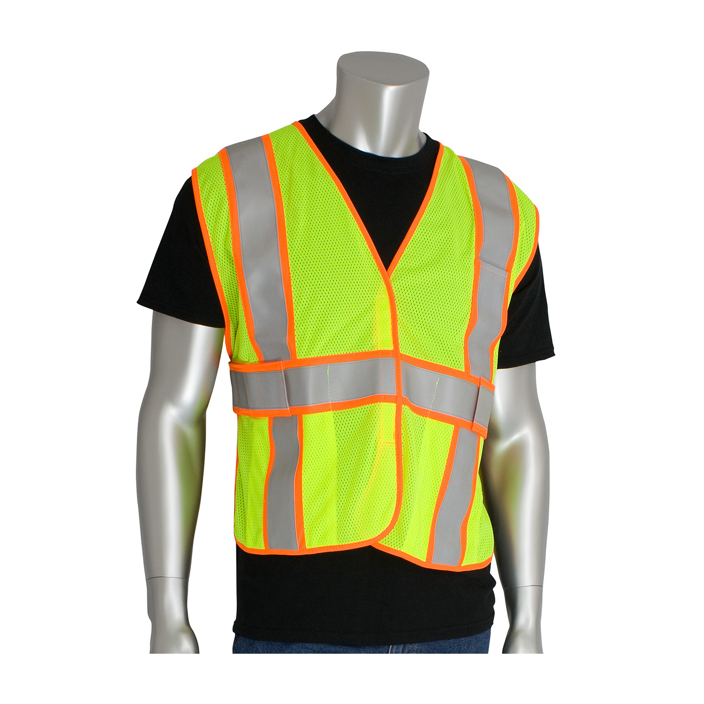 PIP® ANSI Type R Class 2 Two-Tone Expandable FR Treated Mesh Vest #305-USV5FR