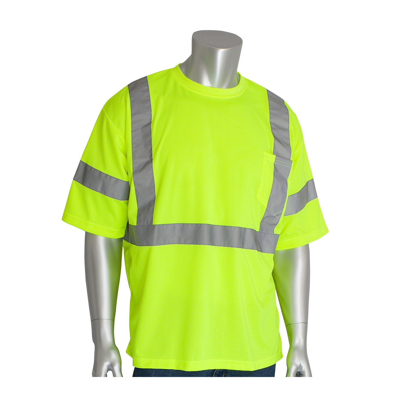 PIP® ANSI Class 3 and CAN/CSA Z96 X-Back Short Sleeve T-Shirt #313-1400