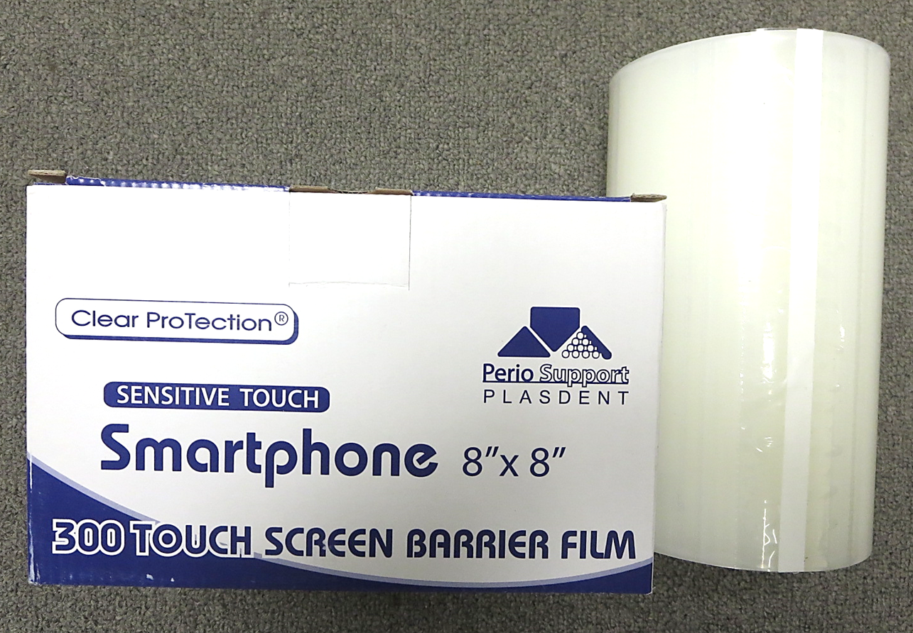 Clear 8-in x 8-in Adhesive Smartphone Barrier Film