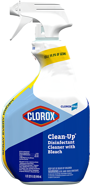 35417 Clorox® Clean-Up®  Disinfectant Cleaner with Bleach in 32oz spray bottles (with trigger)