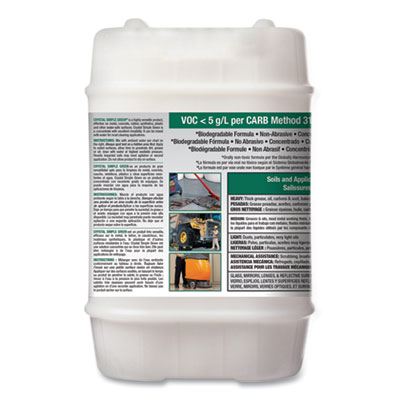  0600000119005 Simple Green® Crystal 5 Gallon All-Purpose Industrial Cleaner/Degreaser