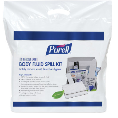 3841-02-ECO PURELL™ Single-Use OSHA and Food Compliant Body Fluid Spill Kits 