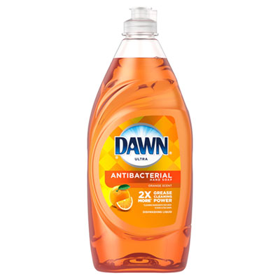 97318  Dawn® Ultra Antibacterial Dishwashing Liquid, Orange Scent, 28 oz Bottle, 8/Carton