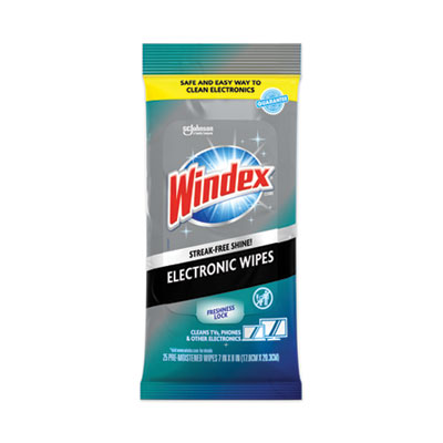 319248 Windex® Pre-Wetted Electronics Wipes 