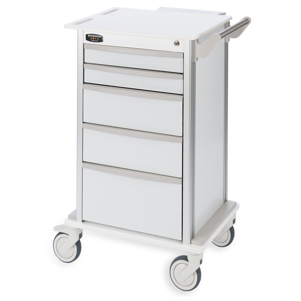 CT203-0000 : Bowman® Wheeled 5-Drawer Storage Cart with 3` Casters