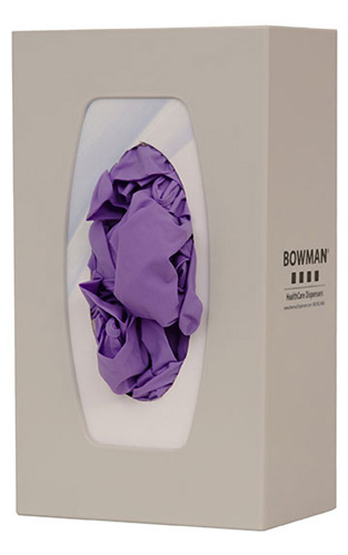 GL100-0212 : Bowman® Quartz Beige ABS Plastic Glove Single Glove Box Dispenser 