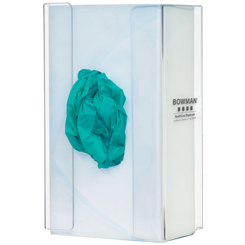 #GP-013 - Clear PETG Plastic Single Glove Box Dispenser with Adjustable Spring