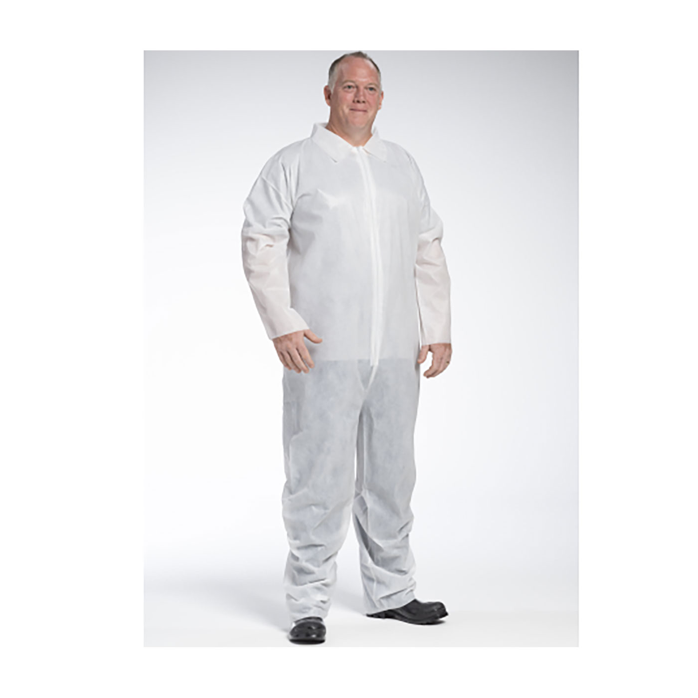 Disposable Polyethylene Coated Polypropylene  Basic Coveralls