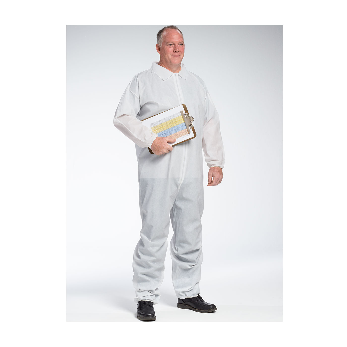 Disposable Polyethylene Coated Polypropylene  Elastic Coveralls