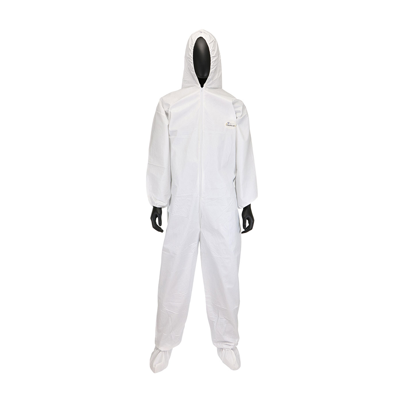 4XL WHITE MICROPOROUS COVERALLS HOOD & BOOTS TYVEK ALTERNATIVE CASE OF 25 NEW 