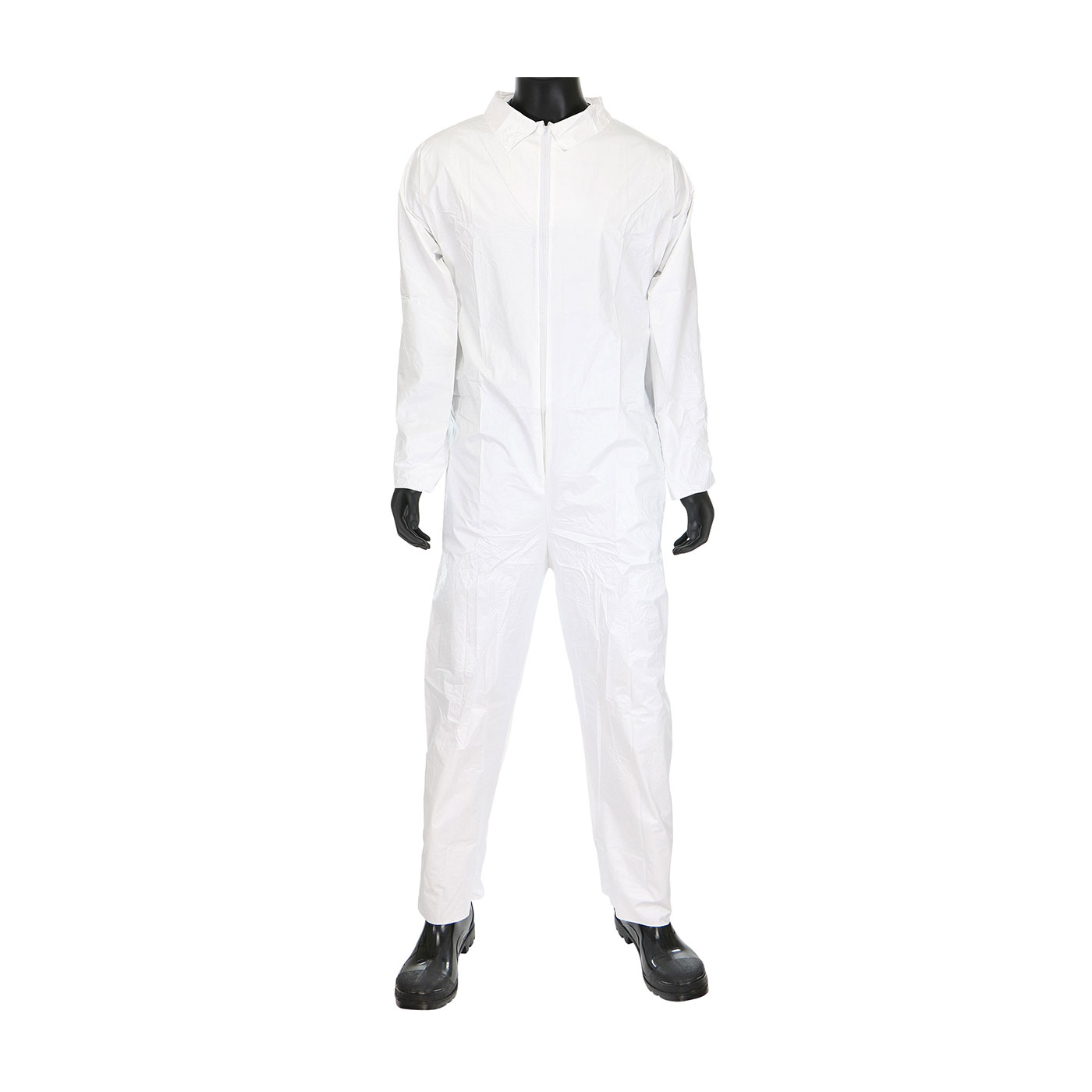 3650 PIP Microporous White Protective Coveralls with open cuffs