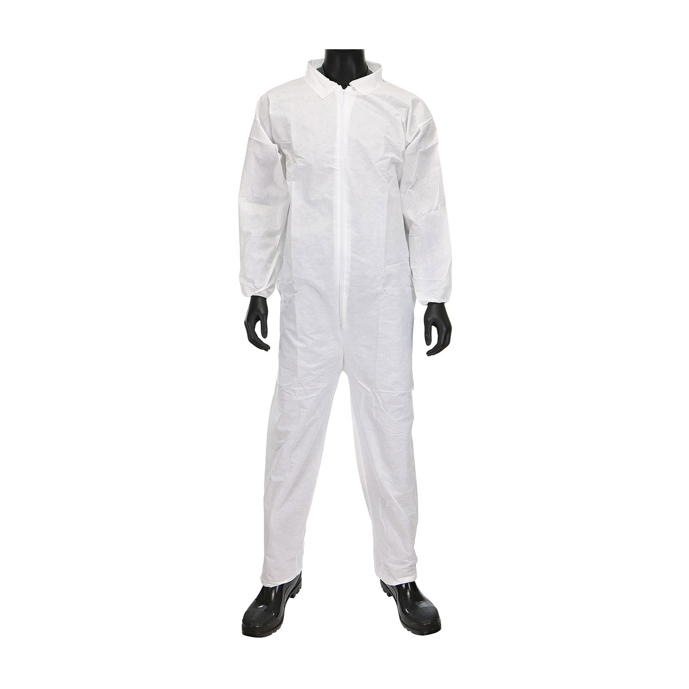 C3852 PIP®  West Chester® Elastic Ankles and Wrist White SMS Coveralls