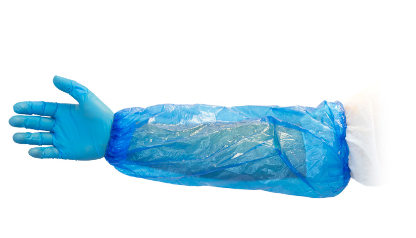 Keystone® Safety 1-mil White or Blue Extra-Wide 16` x 10` Polyethylene Sleeves
