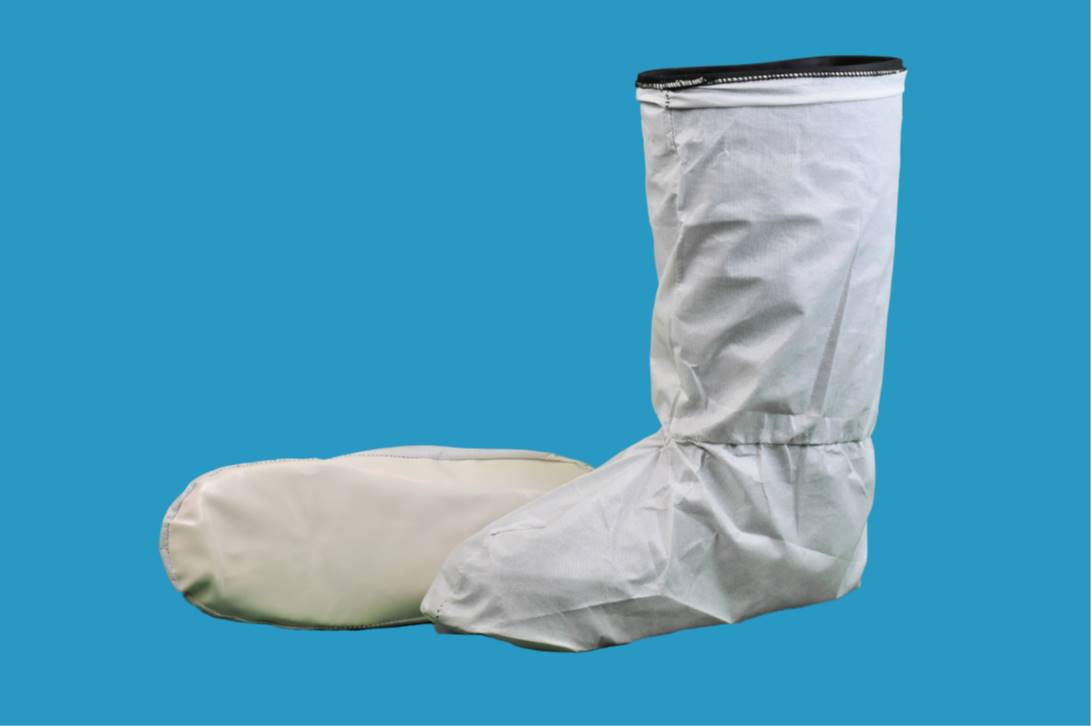 Keystone® KeyGrip™ PE Coated Cleanroom Compatible Boot Covers 