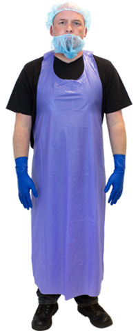 #DAV06-35X45-DC Supply Source Safety Zone® 35x45 Blue Die Cut 6-mil Vinyl Aprons