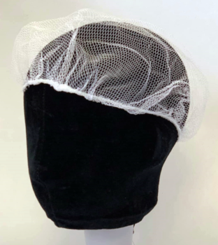 Emerald Disposable White Nylon Food Service Hairnets