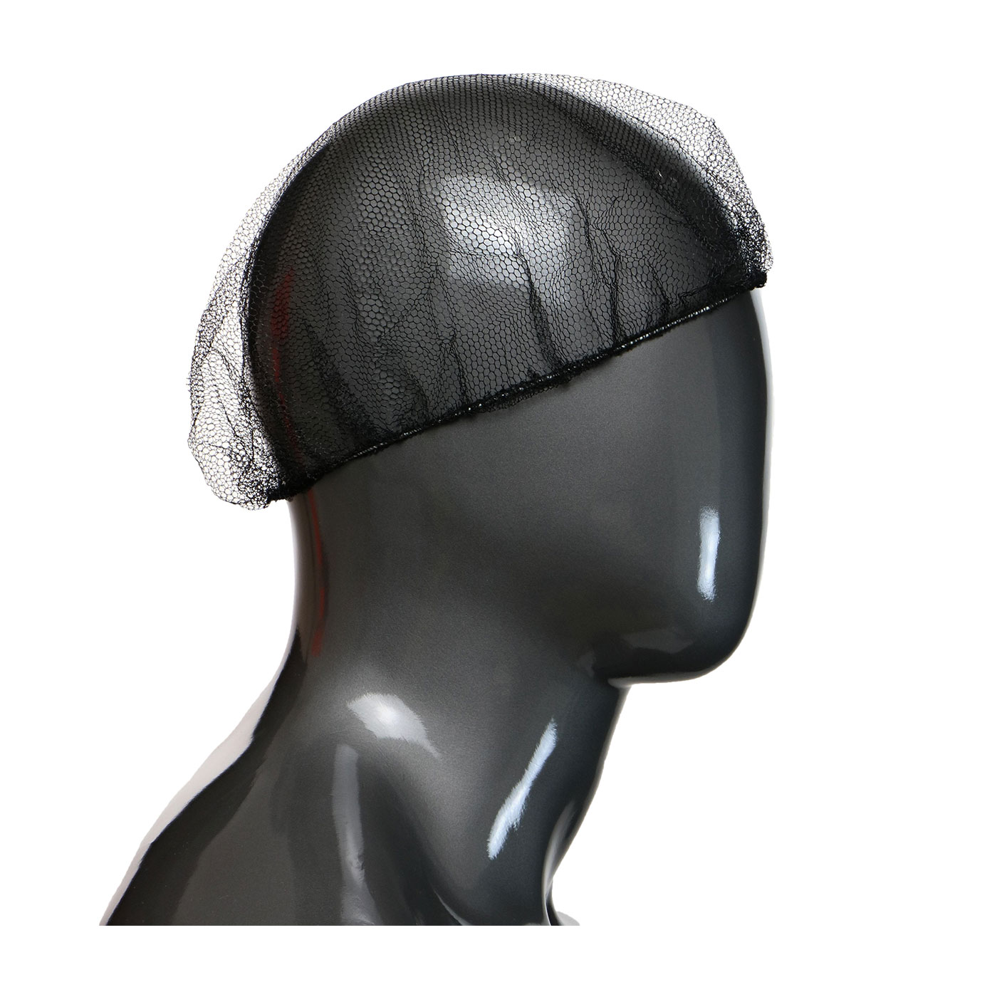 Economy Disposable Black Nylon Mesh Hairnets