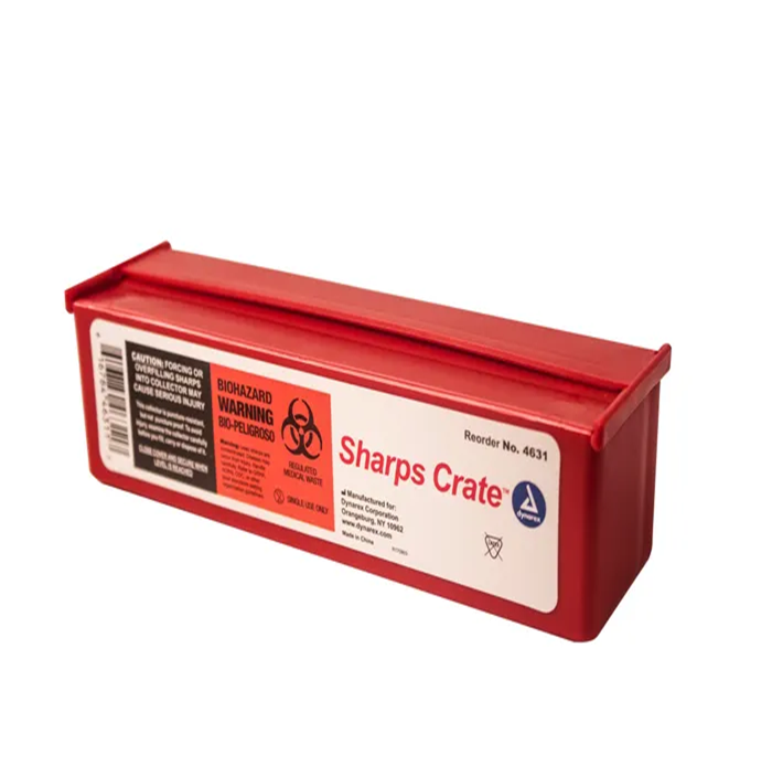 4631 Dynarex® Sharps Crates Transportable Sharps Containers