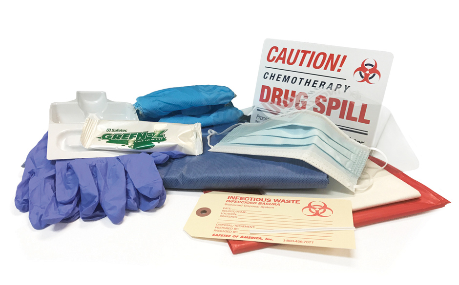 #49725 SafeTec® Chemotherapy Spill Response Kit in poly bags 