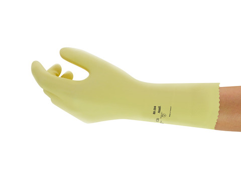 Ansell® AlphaTec® 88-394 Canners and Handlers 20-Mil Textured Latex Gloves
