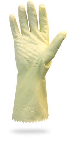 #GRCA-SIZE-1SF Supply Source Safety Zone® Amber Unlined Latex Gloves