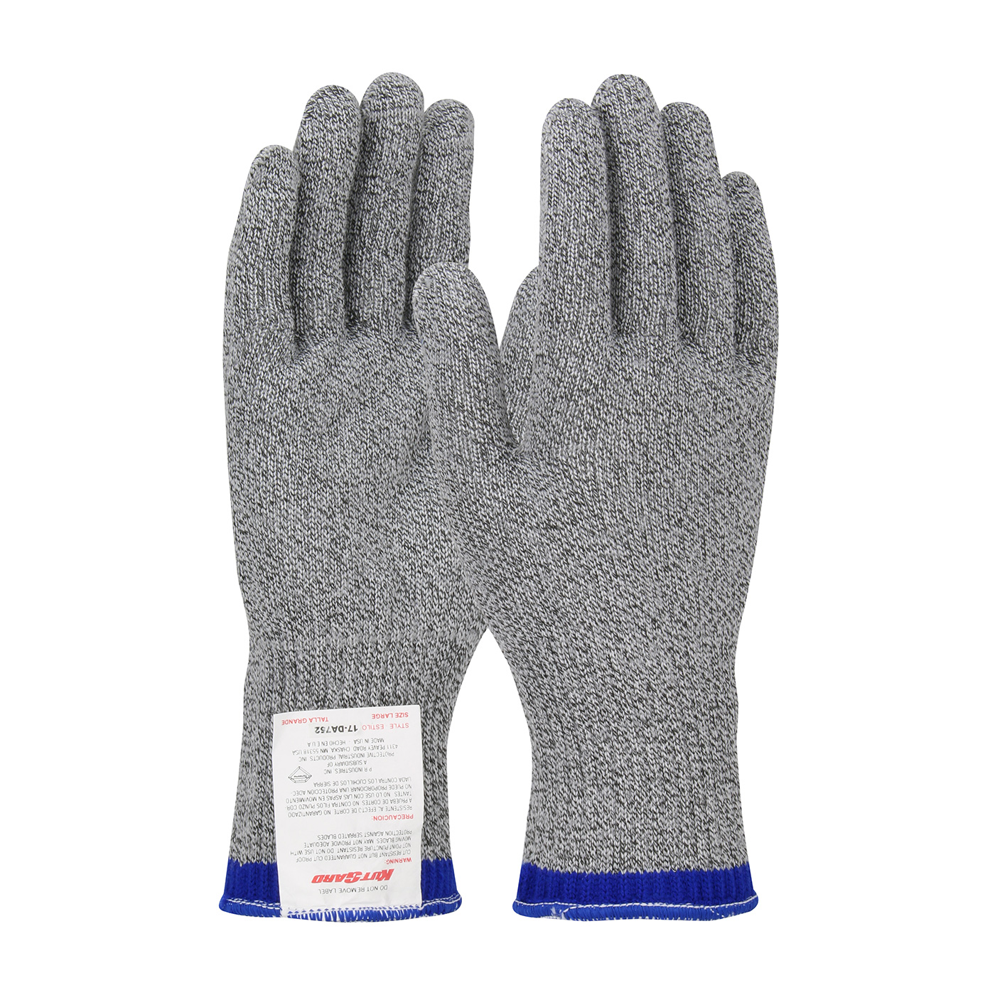  #17-DA752 PIP® ACP Gray Dyneema® 13-Gauge Seamless Knit Extended Cuff Gloves
