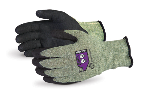 S13CXPNT Superior Glove® Emerald CX™ Kevlar® Composite Knit Cut & Puncture Resistant Work Gloves w/ Micropore Nitrile Palms