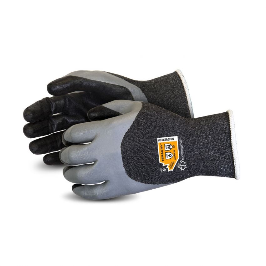 #S18TAGFFN Superior Glove® TenActiv™
18-Gauge Double-Dipped Cut-Resistant Knit Glove with Foam Nitrile Palms