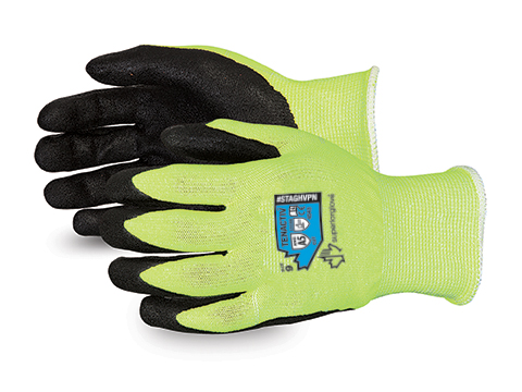 #STAGHVPN - Superior Glove® TenActiv™ Hi-Viz 18-gauge Composite Micropore Nitrile Grip Glove
