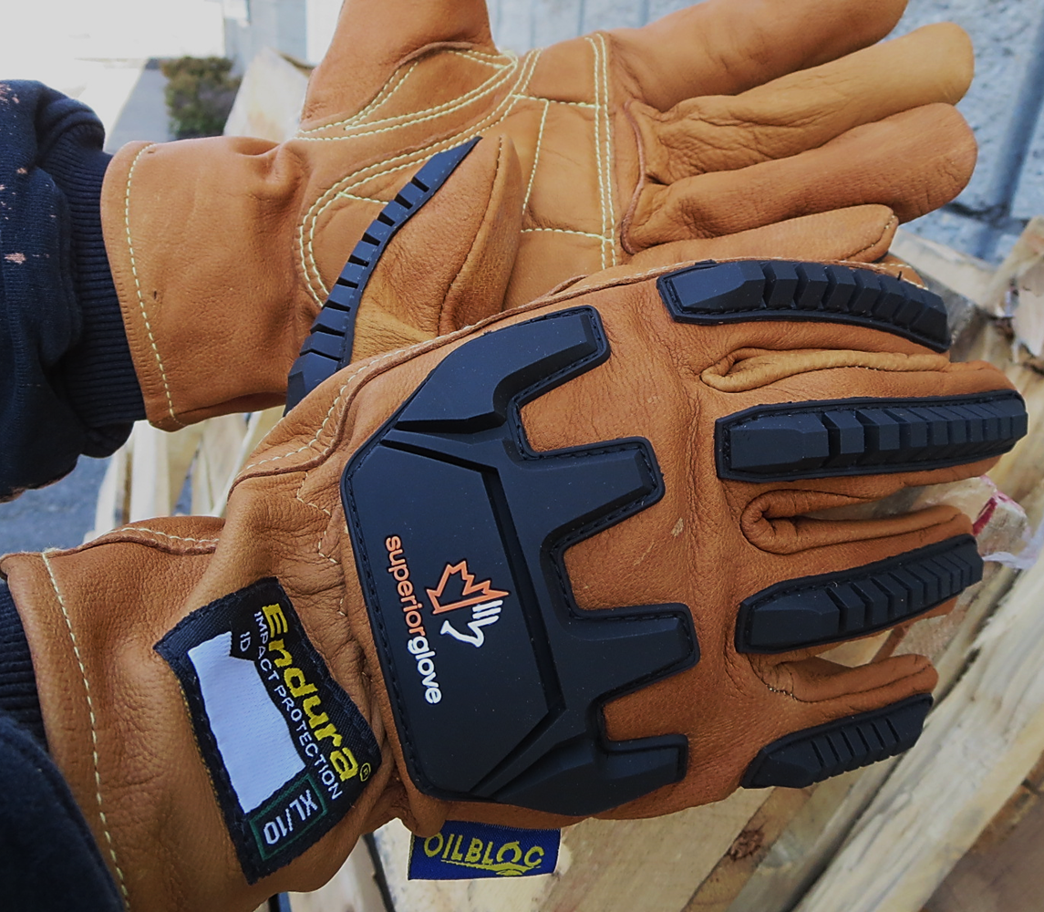 #378GKVSB Superior Glove® Endura® Oilbloc™ Goatskin Driver Gloves
