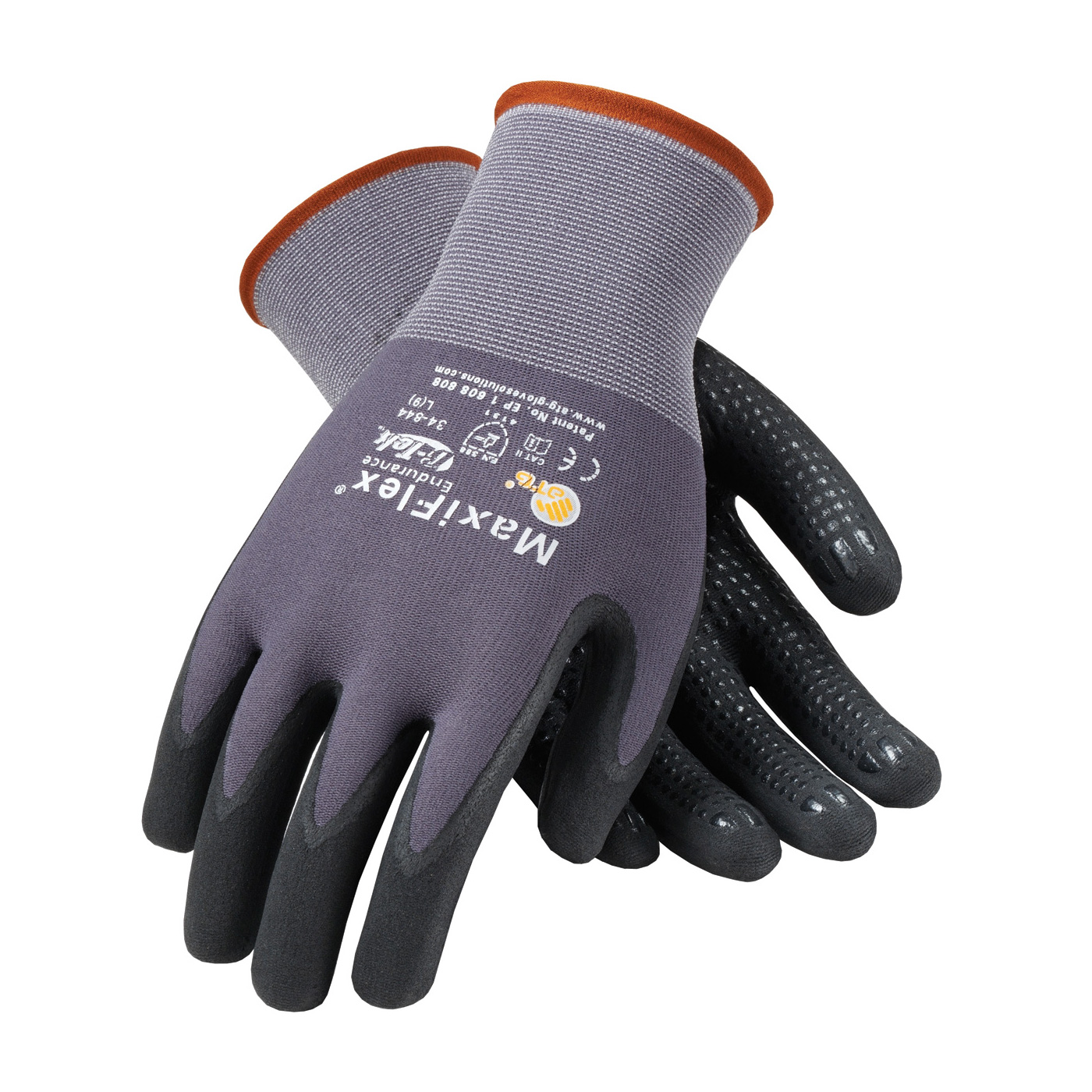 ATG® Series | PIP MaxiFlex® Endurance™  MicroFoam Nitrile Grip Knit Gloves 