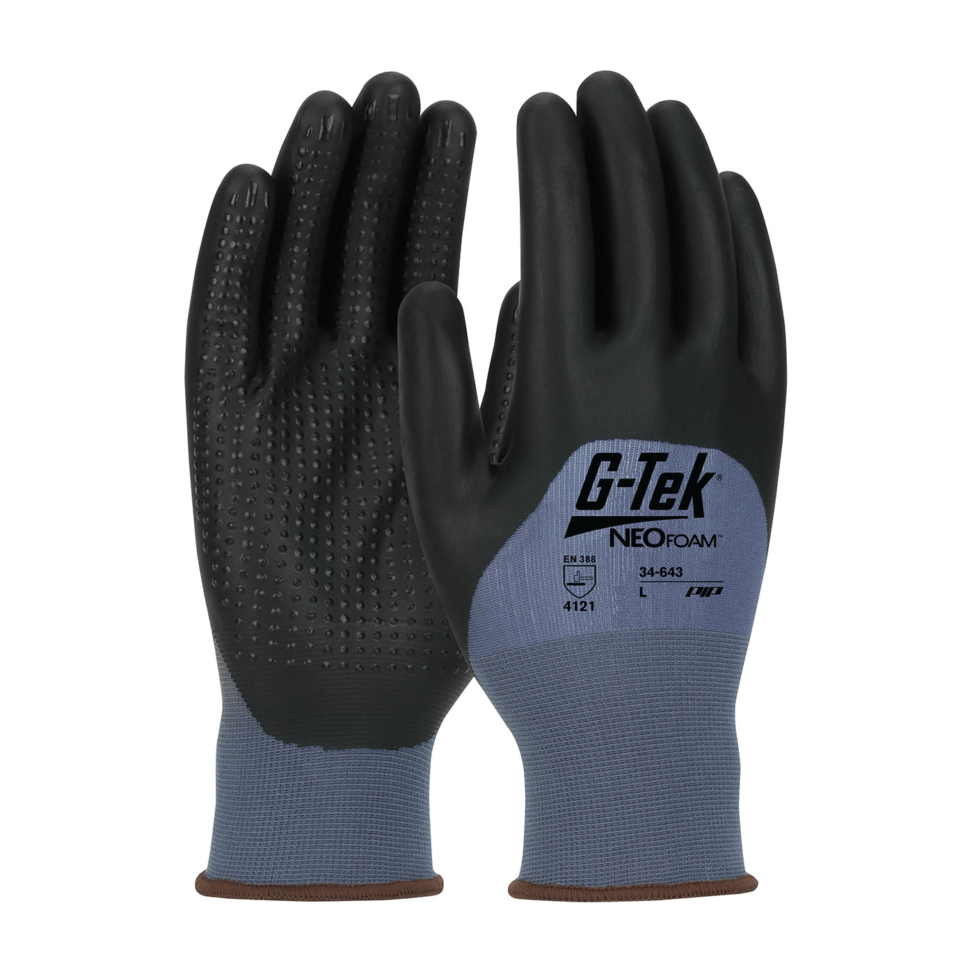 #34-643 PIP® G-Tek® Neofoam Micro Dot Coated Seamless Nylon Knit Gloves 