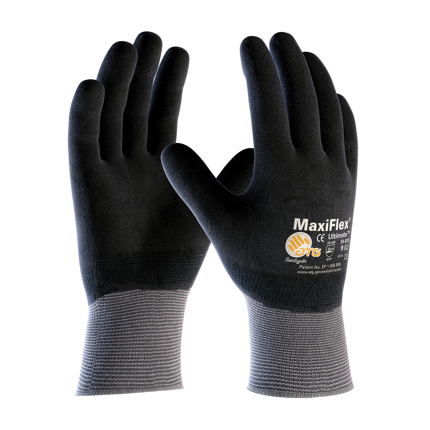 #34-876 PIP® MaxiFlex® Ultimate™
Seamless Knit Nylon / Lycra Glove with Nitrile Coated MicroFoam Grip on Full Hand