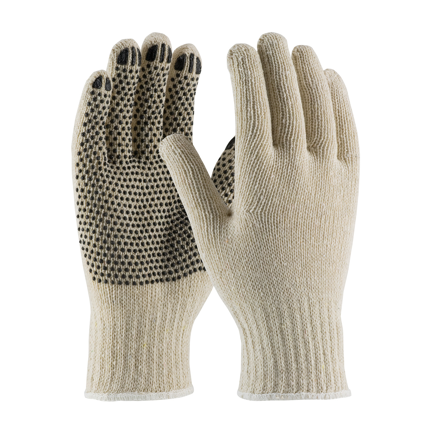 PIP® Seamless Knit Cotton / Polyester Glove with PVC Dot Grip - Regular Weight #36-110PD