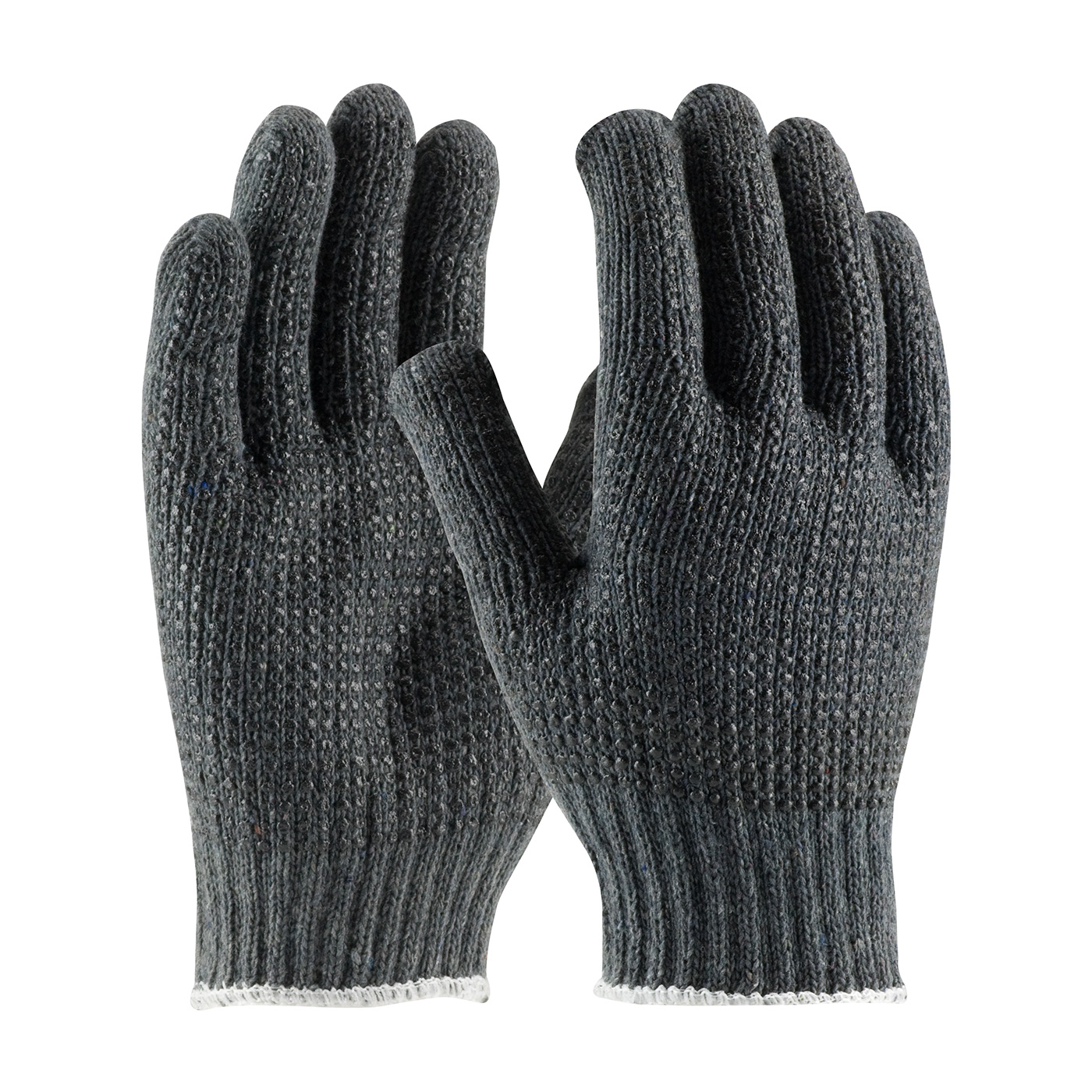 PIP®  Seamless Knit Cotton / Polyester Glove with Double-Sided PVC Dot Grip - 7 Gauge. #37-C500PDD