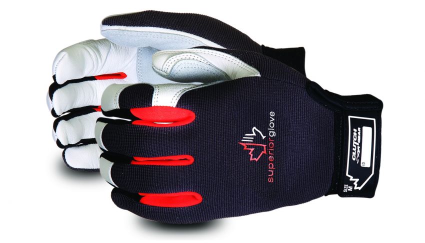 #MXGCETFL- Superior Glove® Clutch Gear® Winter-Lined Goatskin Mechanics Glove