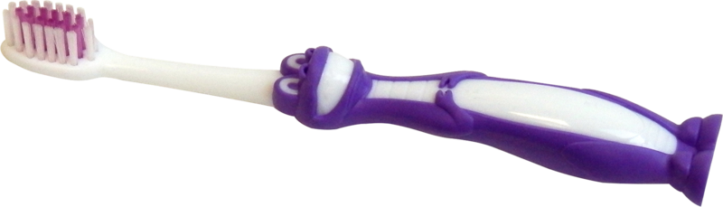 16232 OraBrite Child Alligator Child Toothbrushes with Suction Cup Base