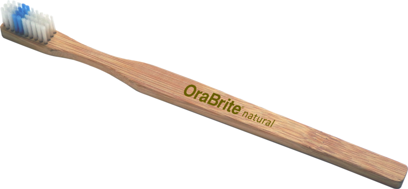 ORA22920 OraBrite Biodegradable Bamboo  Adult Full Head Patient Toothbrushes with Soft Indicator Bristles