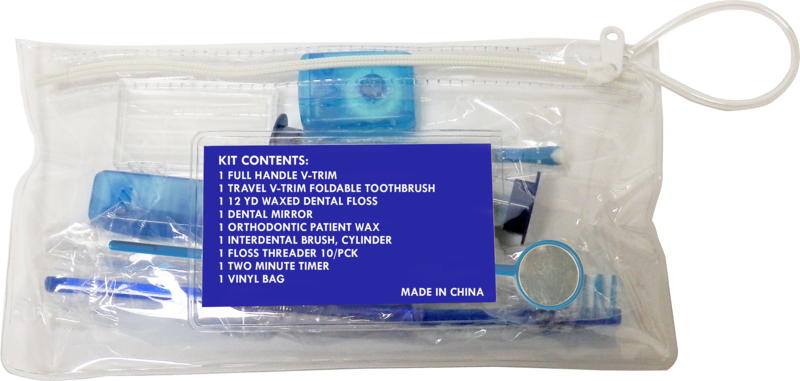 #48017 Oraline® Orthodontic Patient Kits w/ Travel Bag