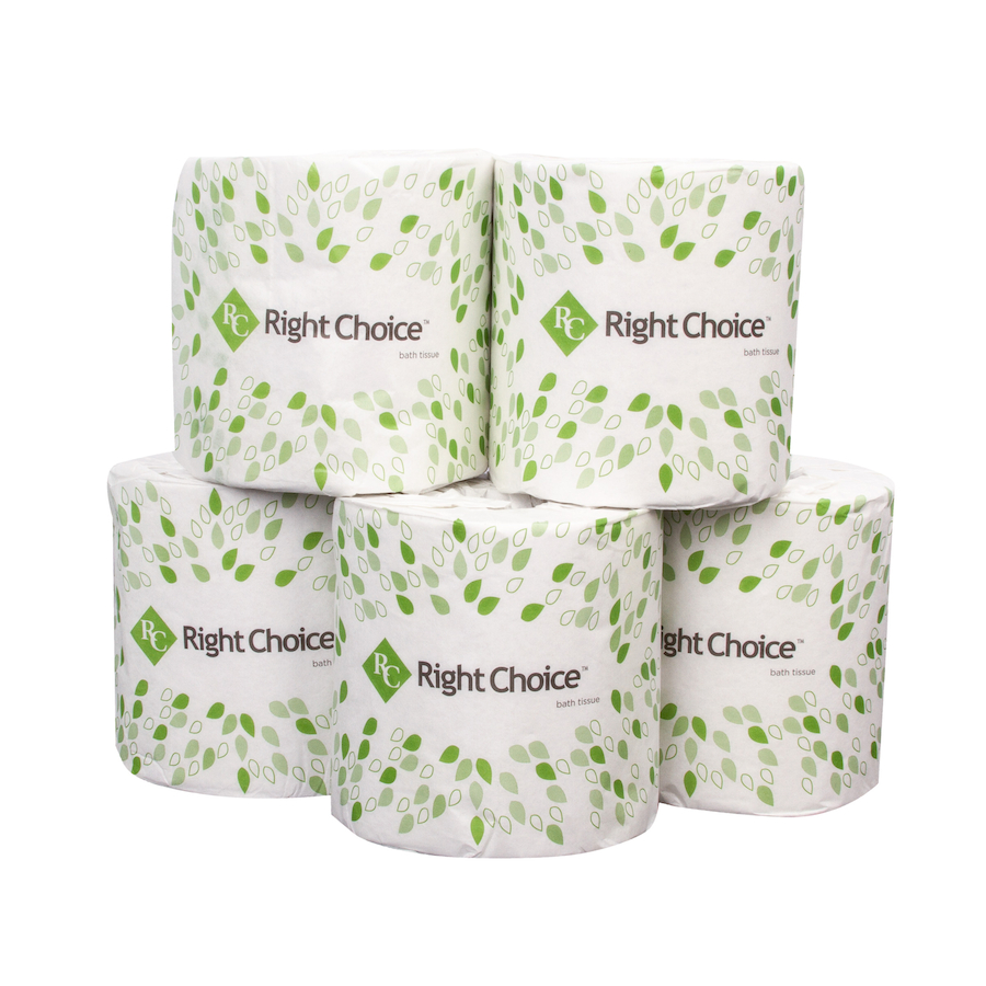 1194 Right Choice ™ 2-Ply Wrapped Standard Bath Tissue