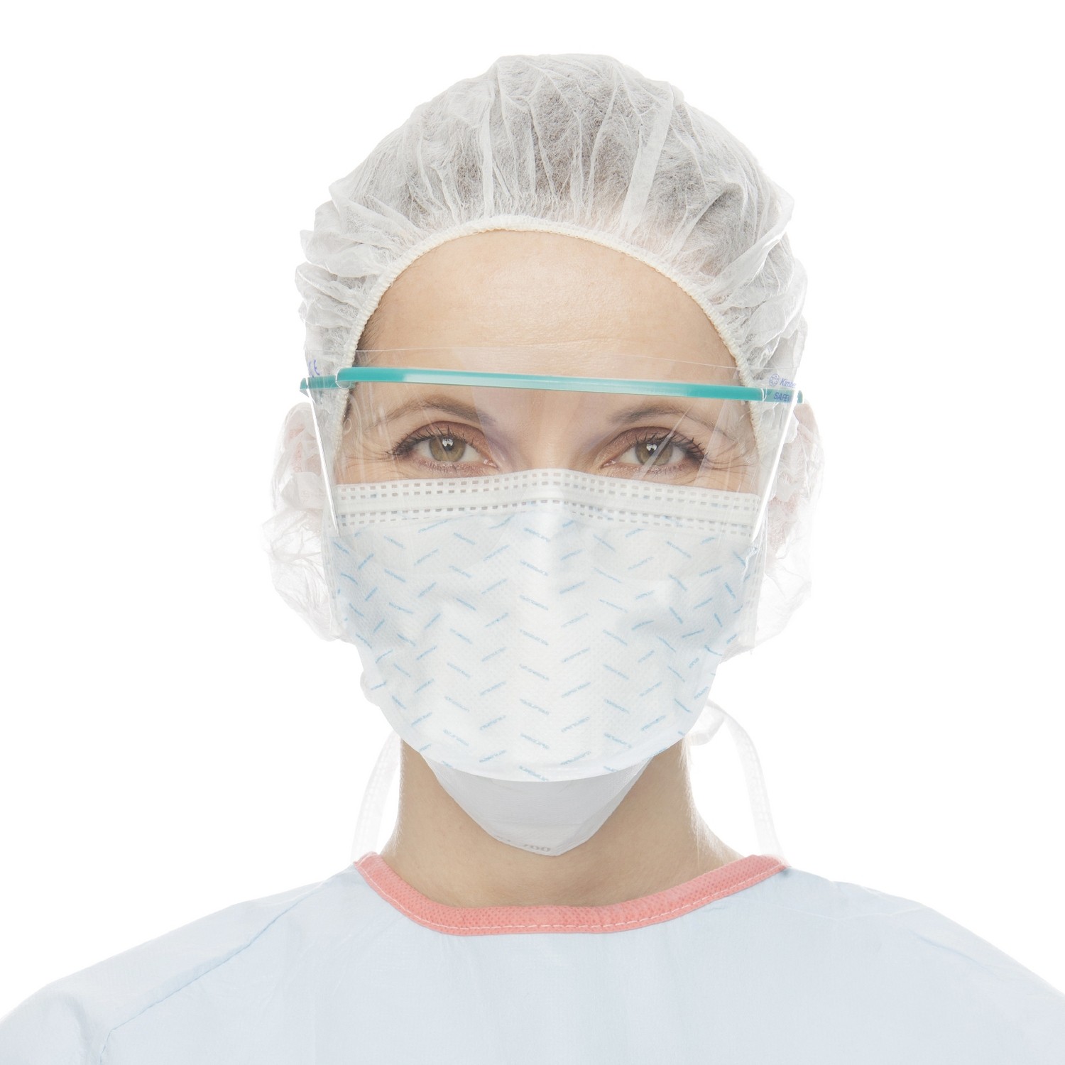 39123 Halyard® Fluidshield® Level 2 Chamber So-Soft® Surgical Tie On Masks -