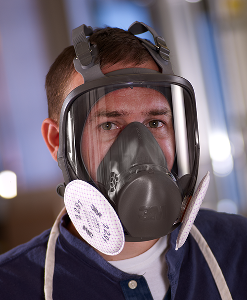 3M™ Small 6000 Series Full Face Reusable Air Purifying Respirators