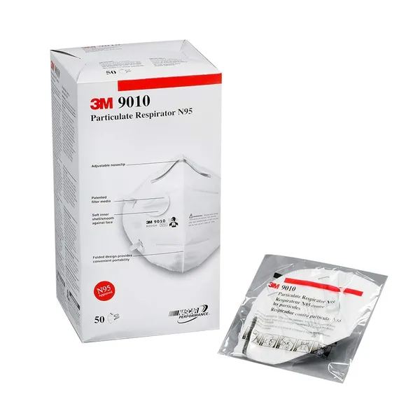 3M 9010 Disposable flat-folded N95 Particulate Respirator Masks
