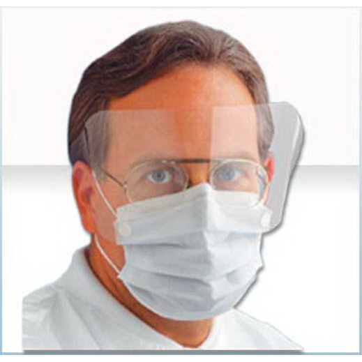 BL 6155 S Alpha ProTech® Critical Cover® ShieldMate® Anti-Fog Masks w/ Magic Arch® (Loop) 